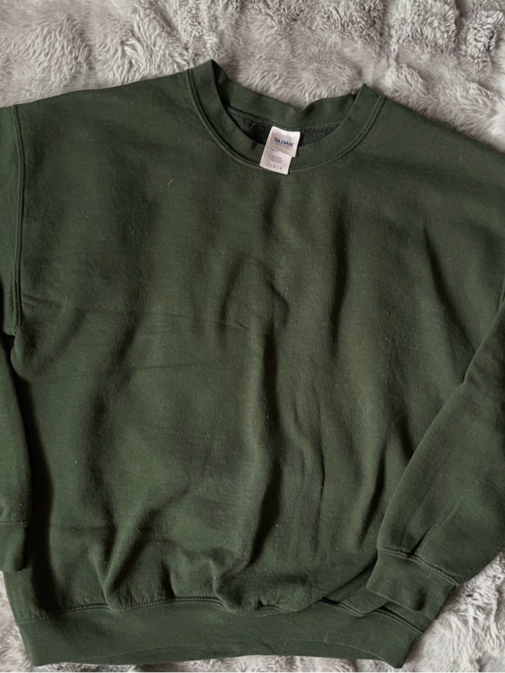 Gildan Forest Green Crewneck Sweatshirt